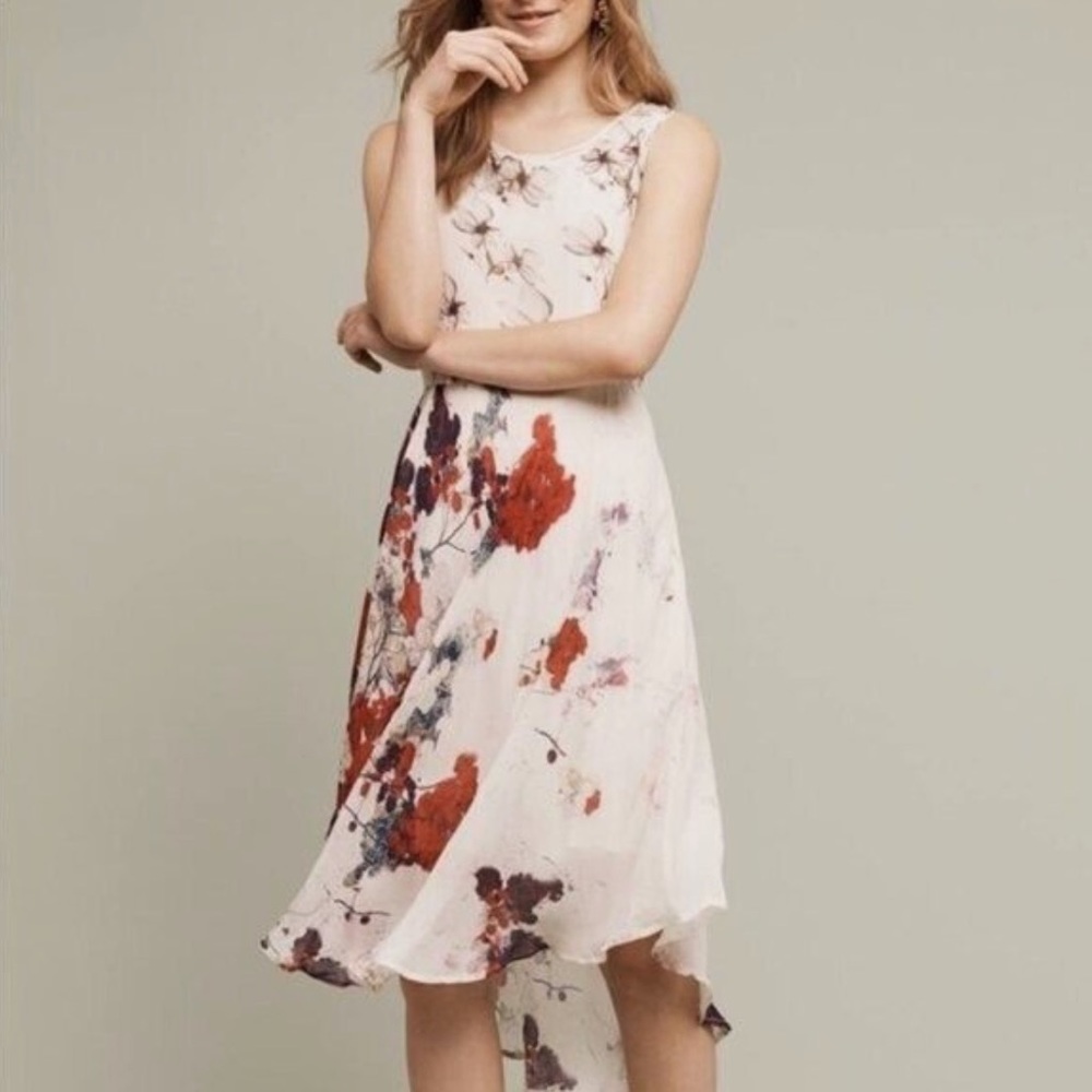 Anthropologie Varun Bahl Floral Swing Dress